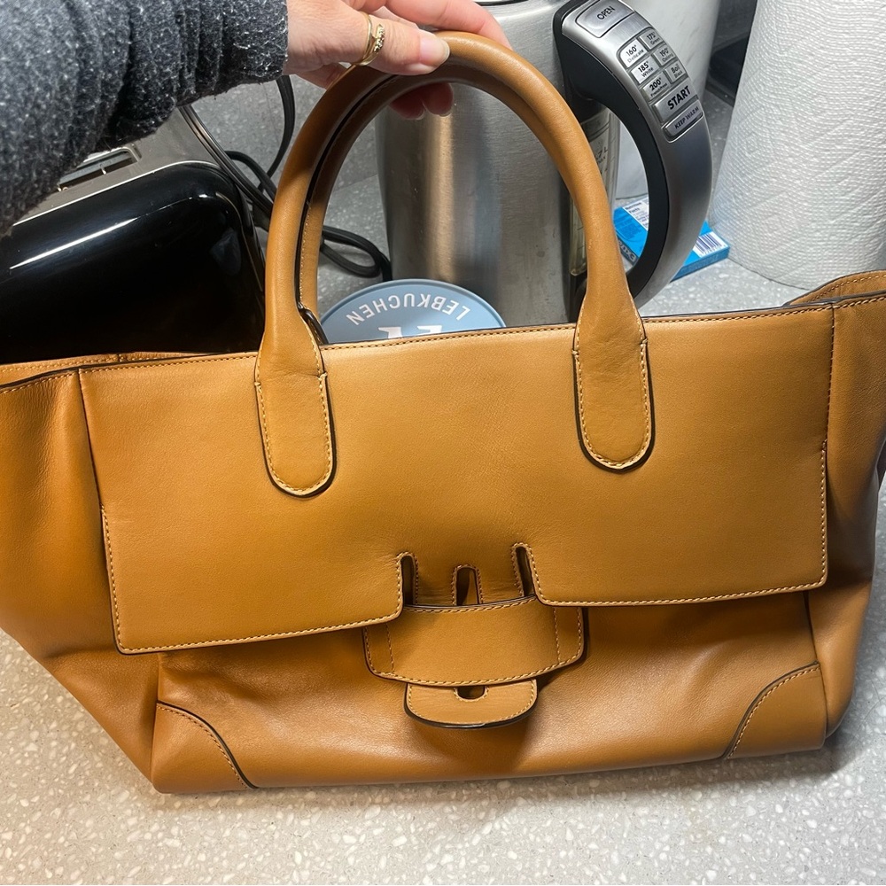 Tila March leather handbag